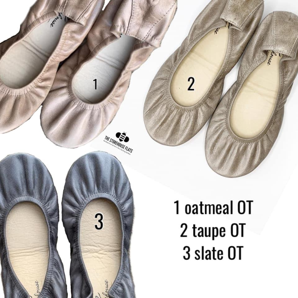 TAUPE OIL TANNED | IN STOCK - The Storehouse Flats