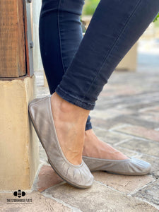 TAUPE OIL TANNED | IN STOCK - The Storehouse Flats